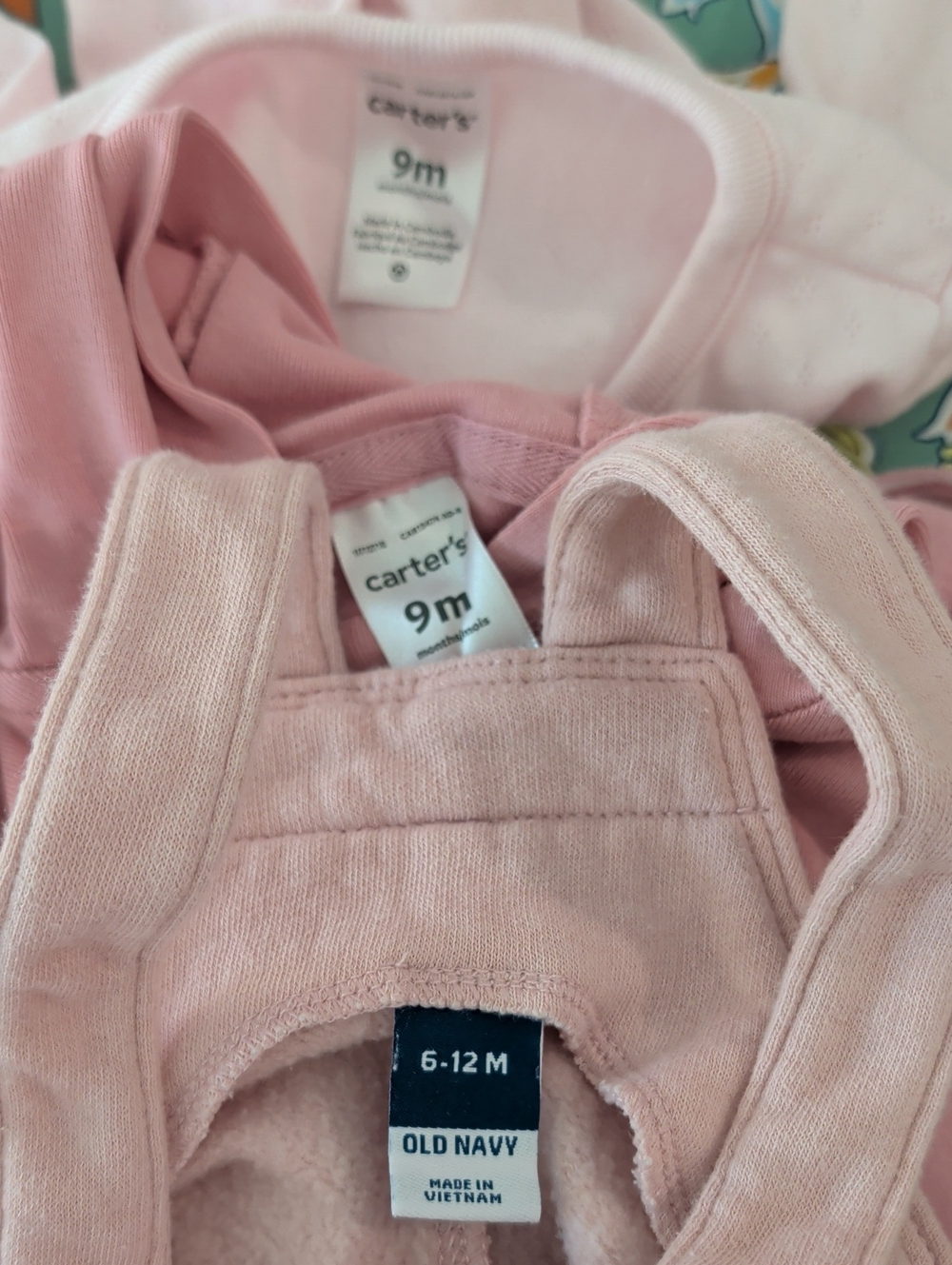 10 Piece Baby Girl Lot 6 -12 Months Baby Gap Carter's Bunny Jacket Pants Onesies - Picture 12 of 13